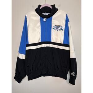 1990s Logo Athletic Brickyard 400 NASCAR Motorsports Racing Windbreaker Jacket L